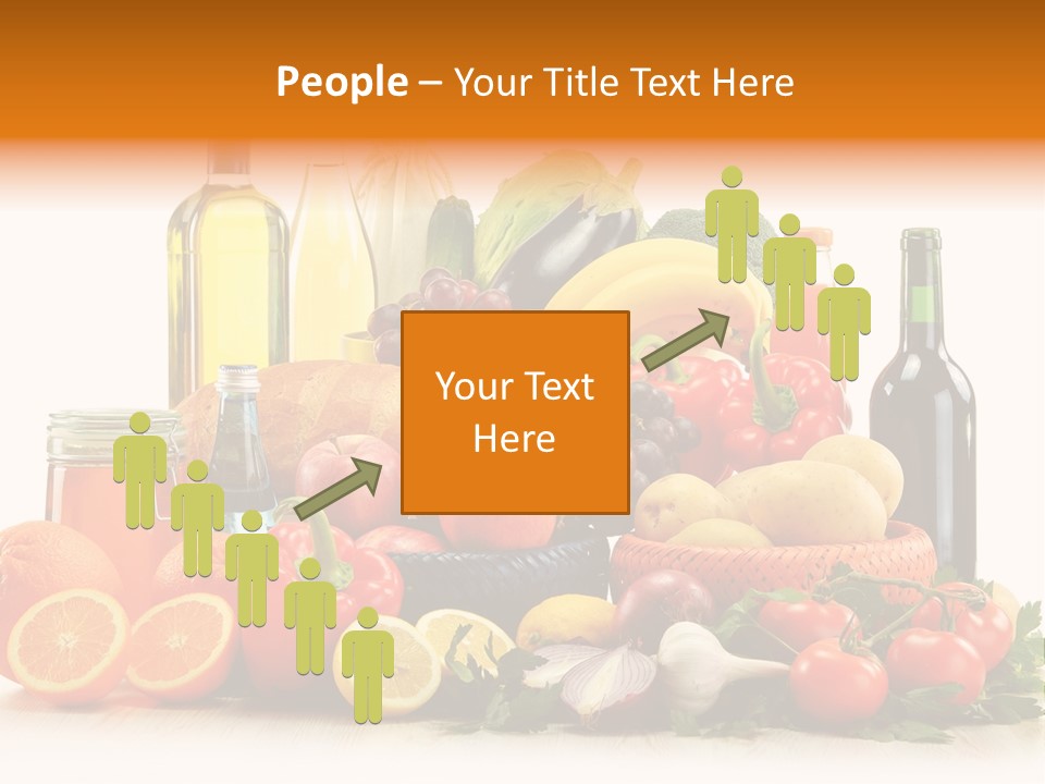 Fresh Variety Banana PowerPoint Template