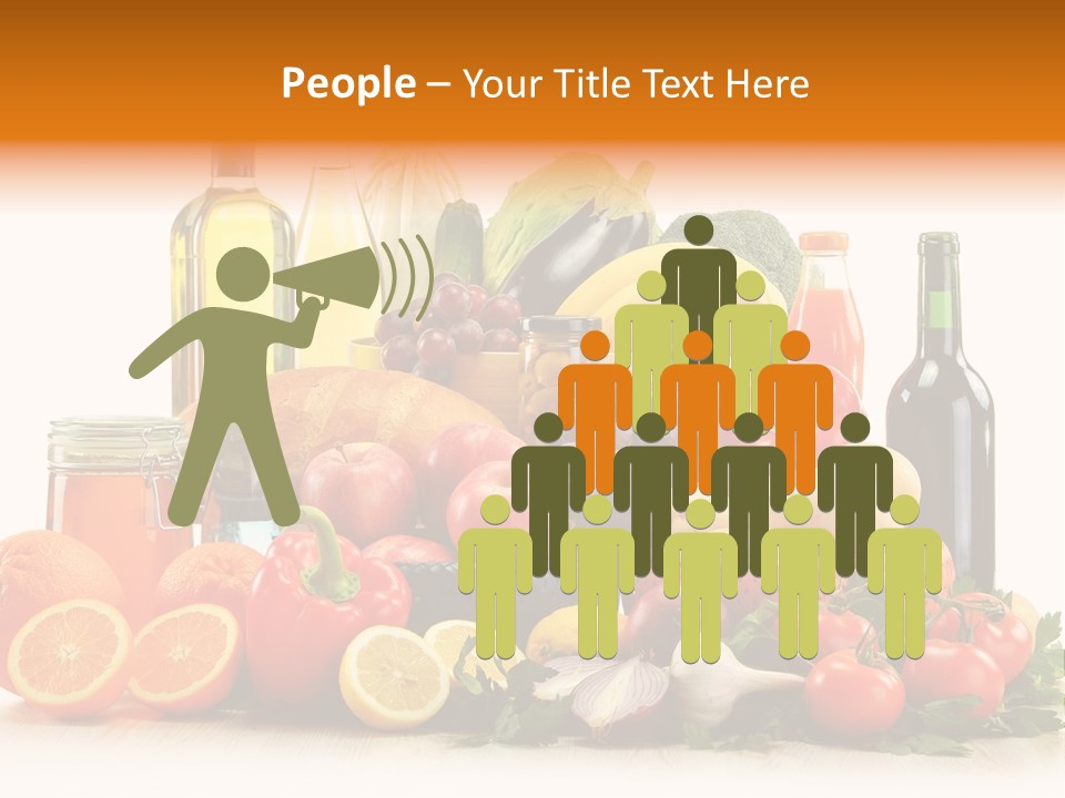 Fresh Variety Banana PowerPoint Template