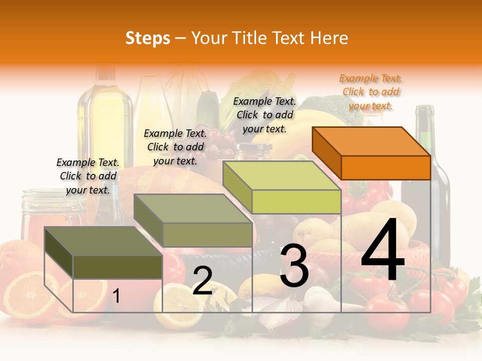 Fresh Variety Banana PowerPoint Template