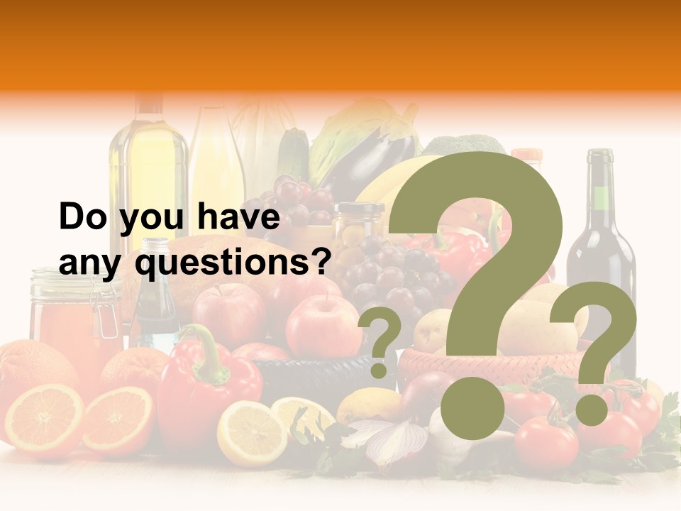 Fresh Variety Banana PowerPoint Template