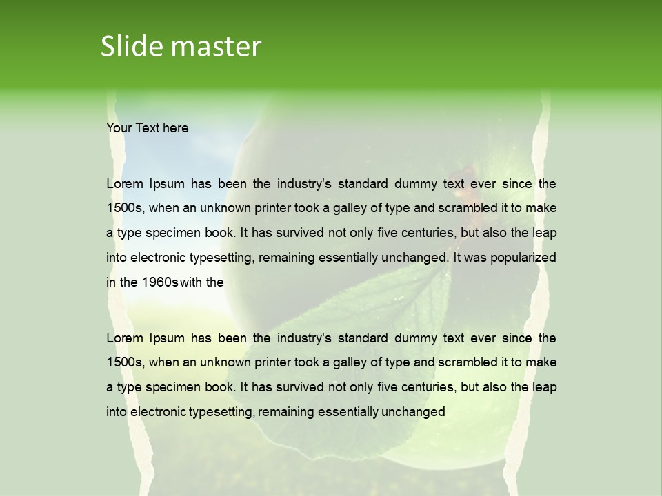 Office Writing Per On PowerPoint Template