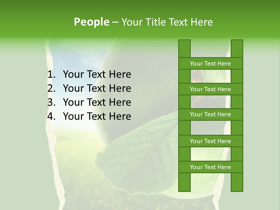 Office Writing Per On PowerPoint Template