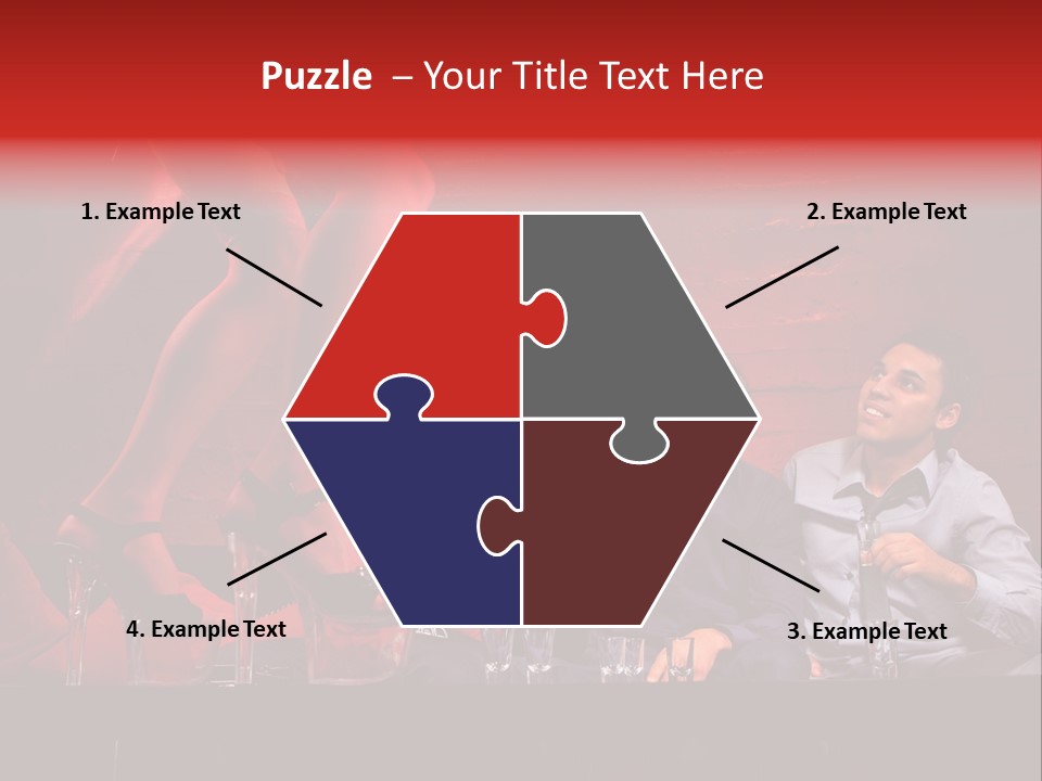 Sit Clubgoer View PowerPoint Template