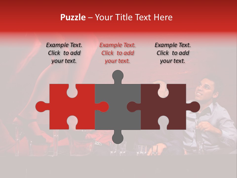 Sit Clubgoer View PowerPoint Template