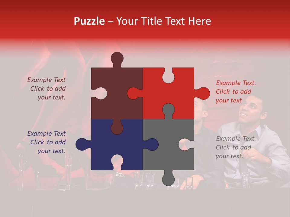 Sit Clubgoer View PowerPoint Template