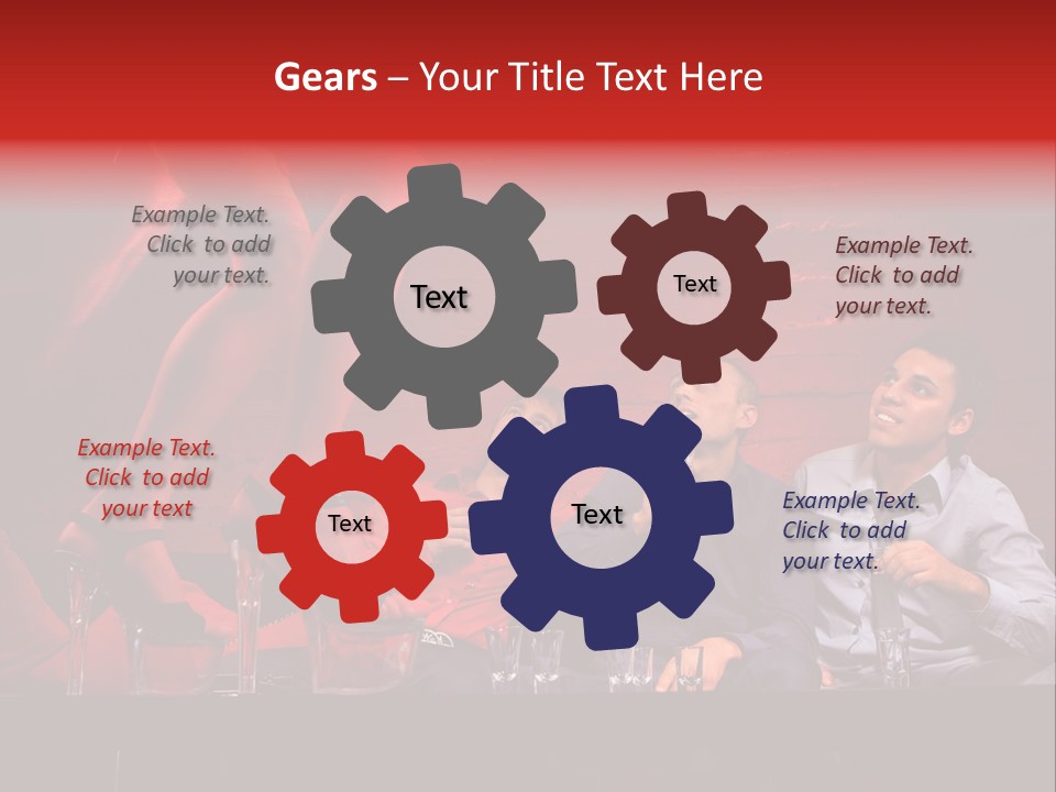 Sit Clubgoer View PowerPoint Template