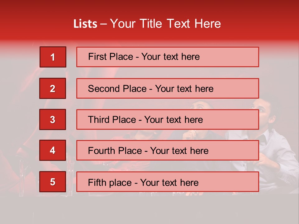 Sit Clubgoer View PowerPoint Template