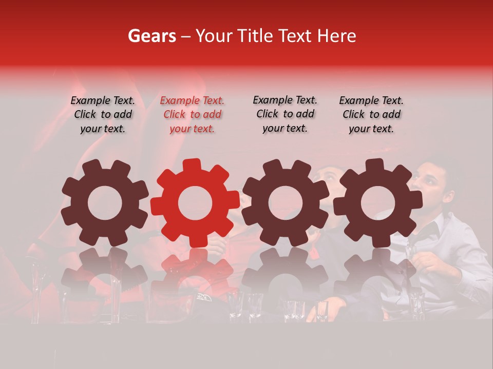 Sit Clubgoer View PowerPoint Template