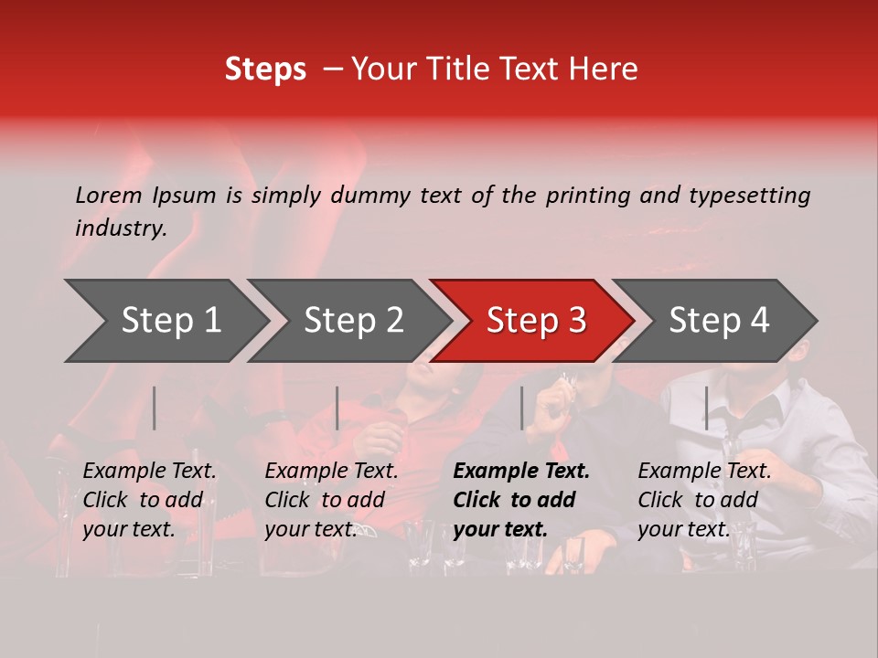 Sit Clubgoer View PowerPoint Template