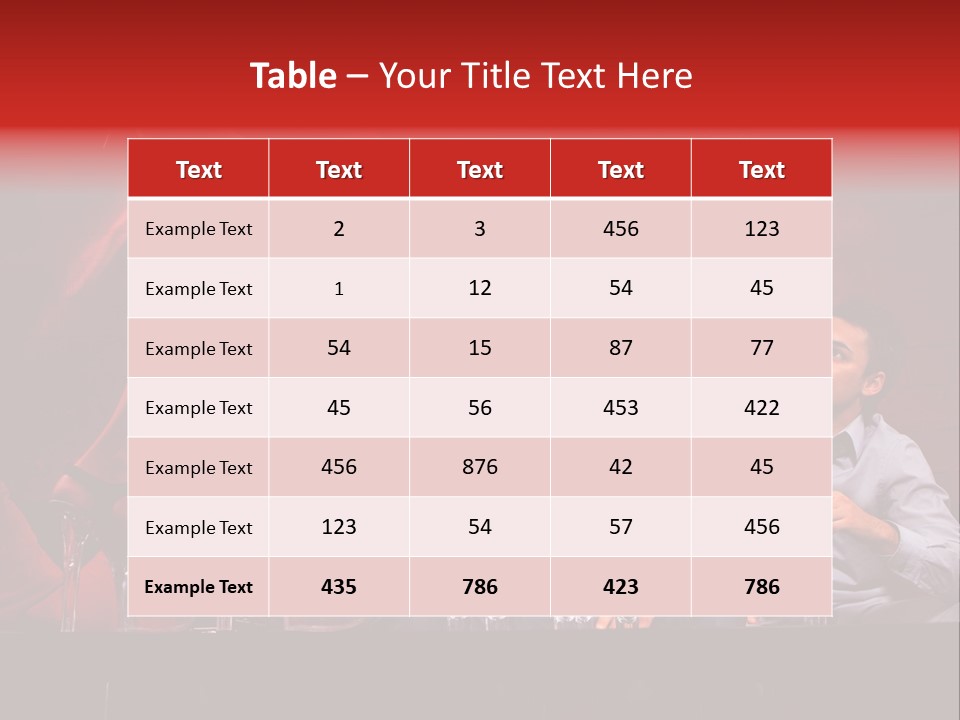 Sit Clubgoer View PowerPoint Template