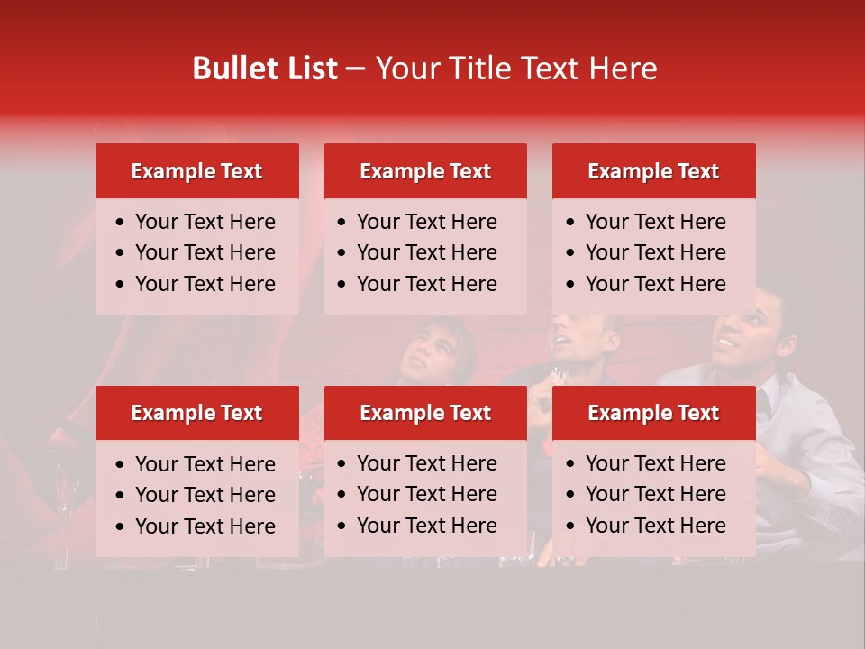 Sit Clubgoer View PowerPoint Template