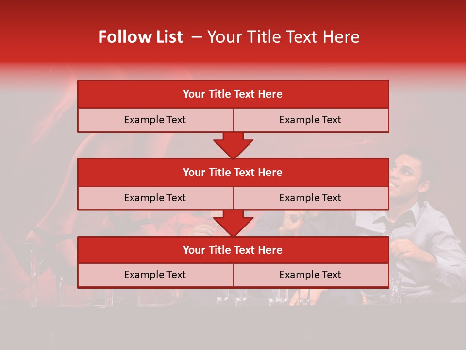 Sit Clubgoer View PowerPoint Template