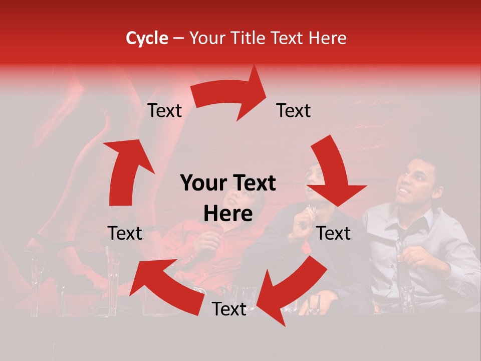 Sit Clubgoer View PowerPoint Template