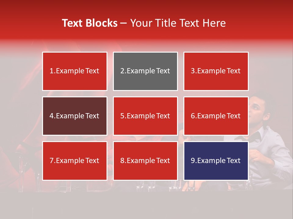 Sit Clubgoer View PowerPoint Template