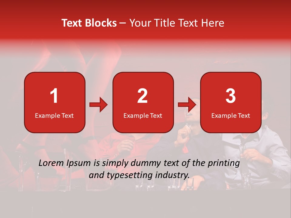 Sit Clubgoer View PowerPoint Template