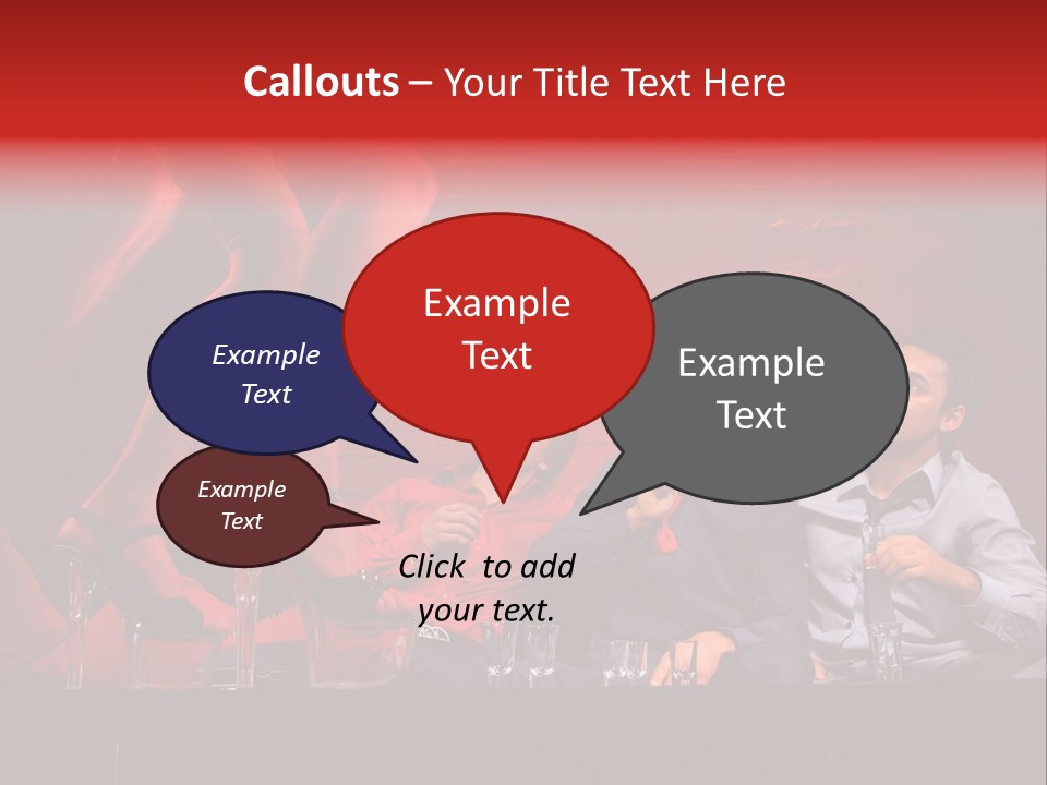 Sit Clubgoer View PowerPoint Template