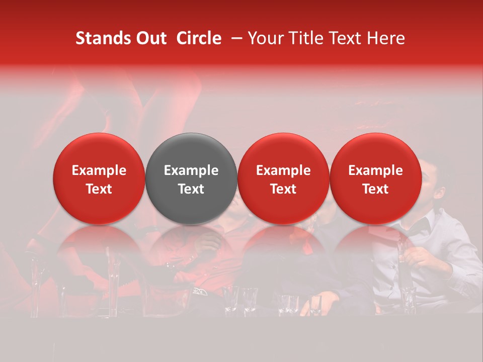 Sit Clubgoer View PowerPoint Template