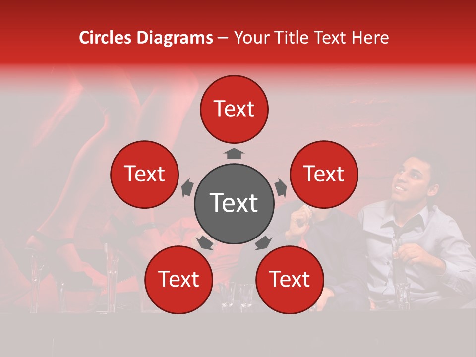 Sit Clubgoer View PowerPoint Template