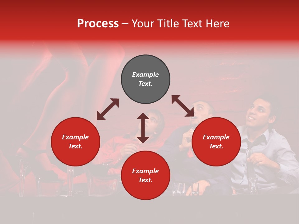 Sit Clubgoer View PowerPoint Template