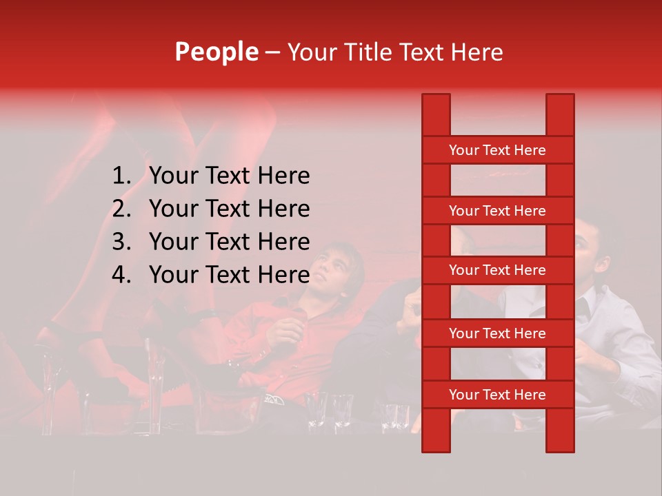 Sit Clubgoer View PowerPoint Template