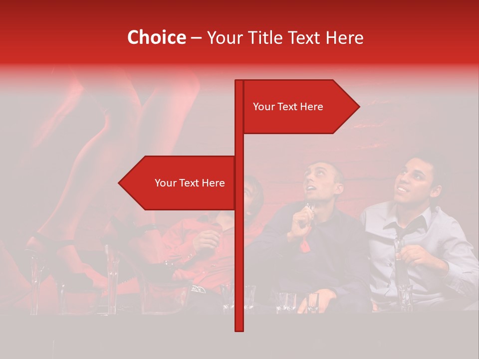 Sit Clubgoer View PowerPoint Template