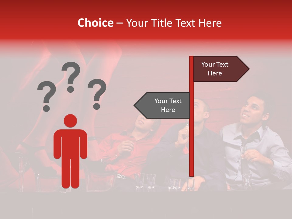 Sit Clubgoer View PowerPoint Template
