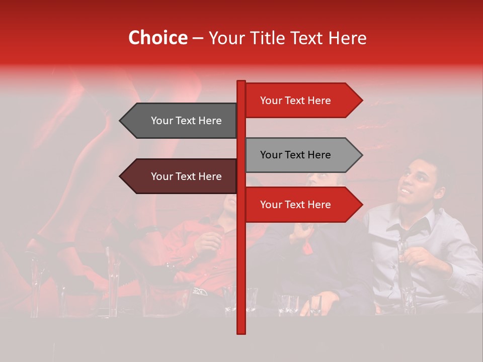 Sit Clubgoer View PowerPoint Template