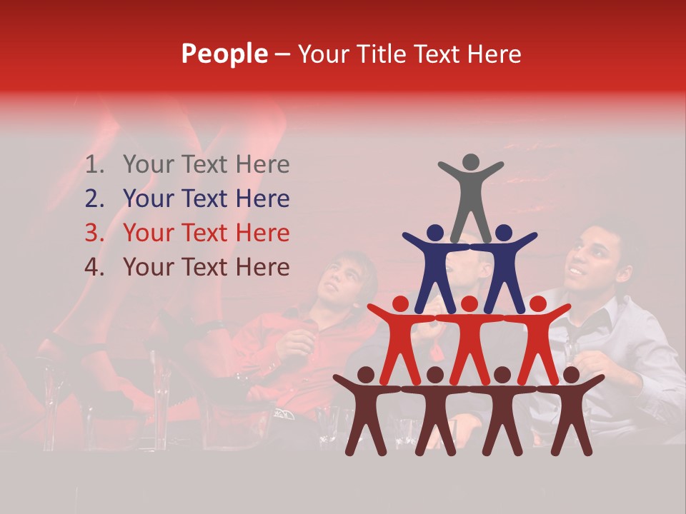 Sit Clubgoer View PowerPoint Template