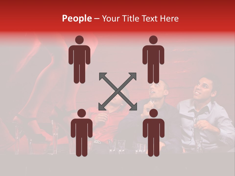 Sit Clubgoer View PowerPoint Template
