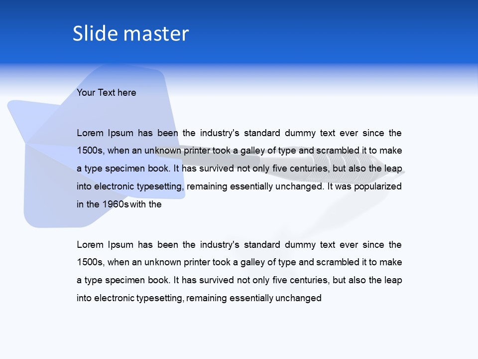 Accuracy Luck Sport PowerPoint Template