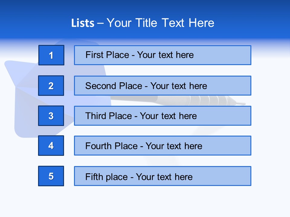 Accuracy Luck Sport PowerPoint Template