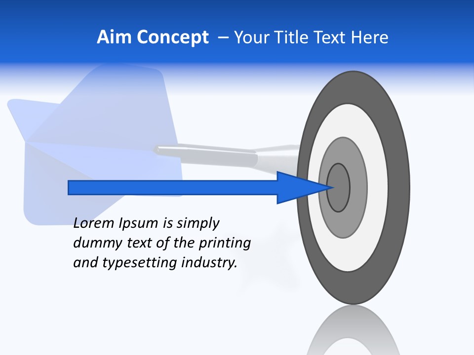 Accuracy Luck Sport PowerPoint Template