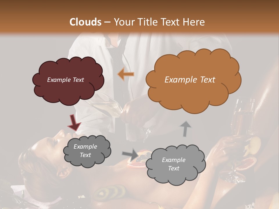 Pleasure Man Model PowerPoint Template