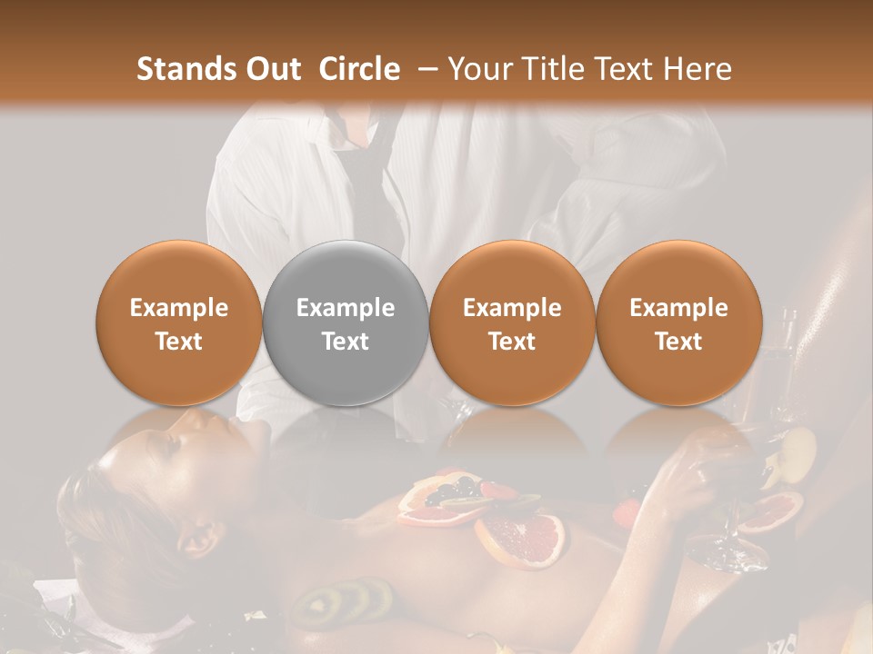 Pleasure Man Model PowerPoint Template