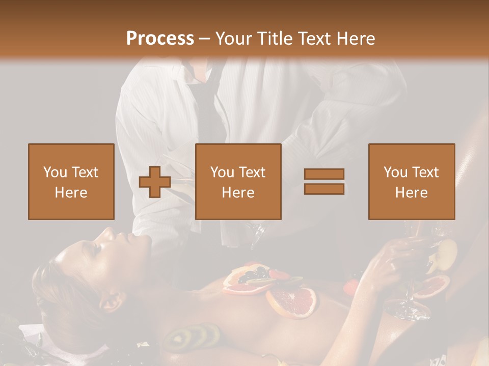 Pleasure Man Model PowerPoint Template