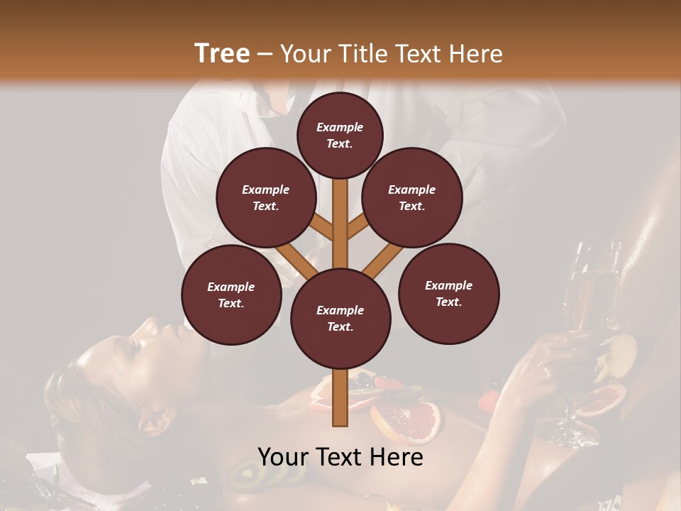 Pleasure Man Model PowerPoint Template