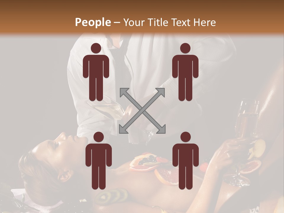 Pleasure Man Model PowerPoint Template