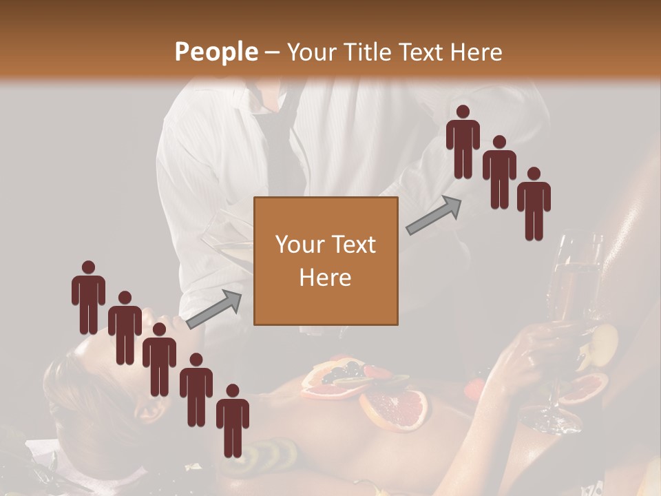 Pleasure Man Model PowerPoint Template