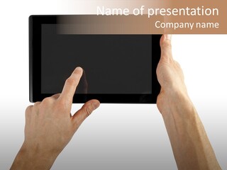 Portability Information Screen PowerPoint Template