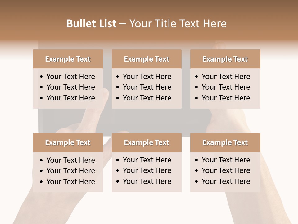 Portability Information Screen PowerPoint Template