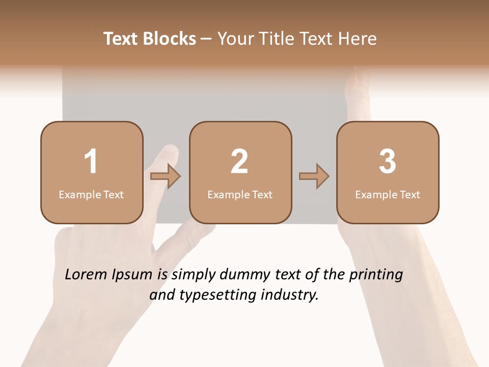 Portability Information Screen PowerPoint Template