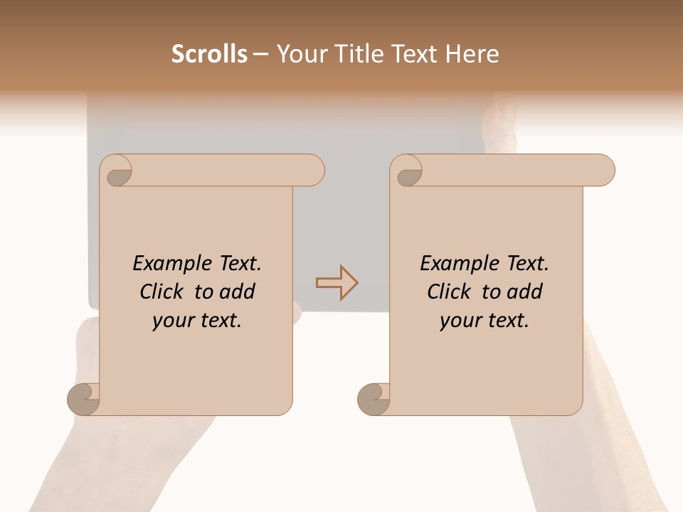Portability Information Screen PowerPoint Template