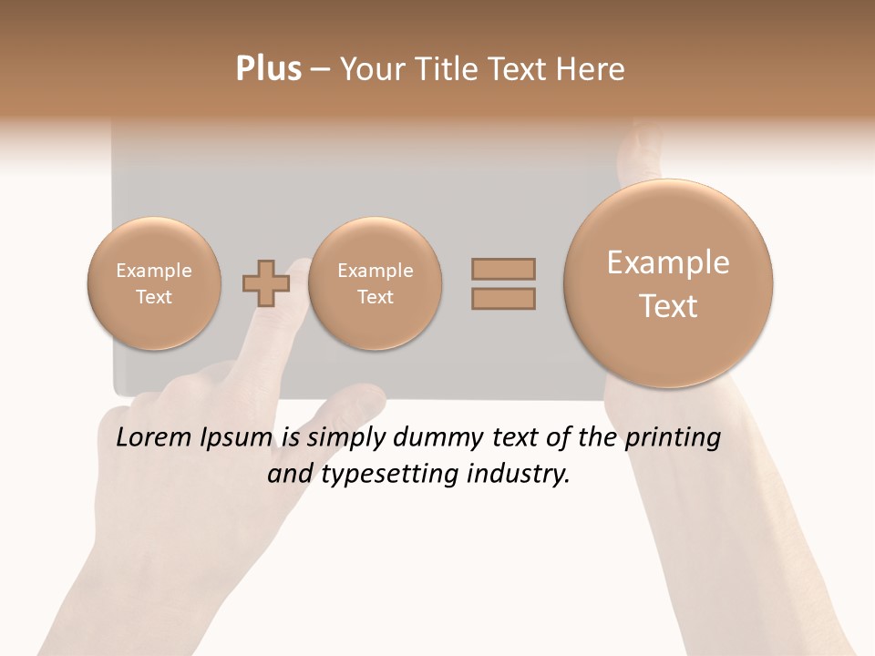 Portability Information Screen PowerPoint Template