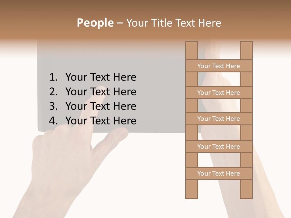 Portability Information Screen PowerPoint Template