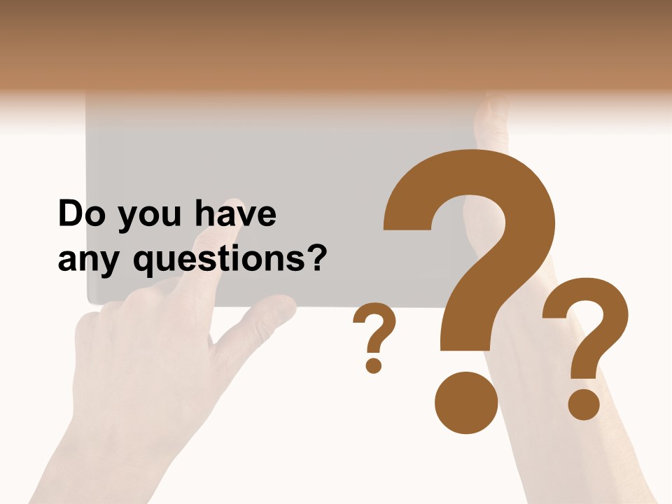 Portability Information Screen PowerPoint Template