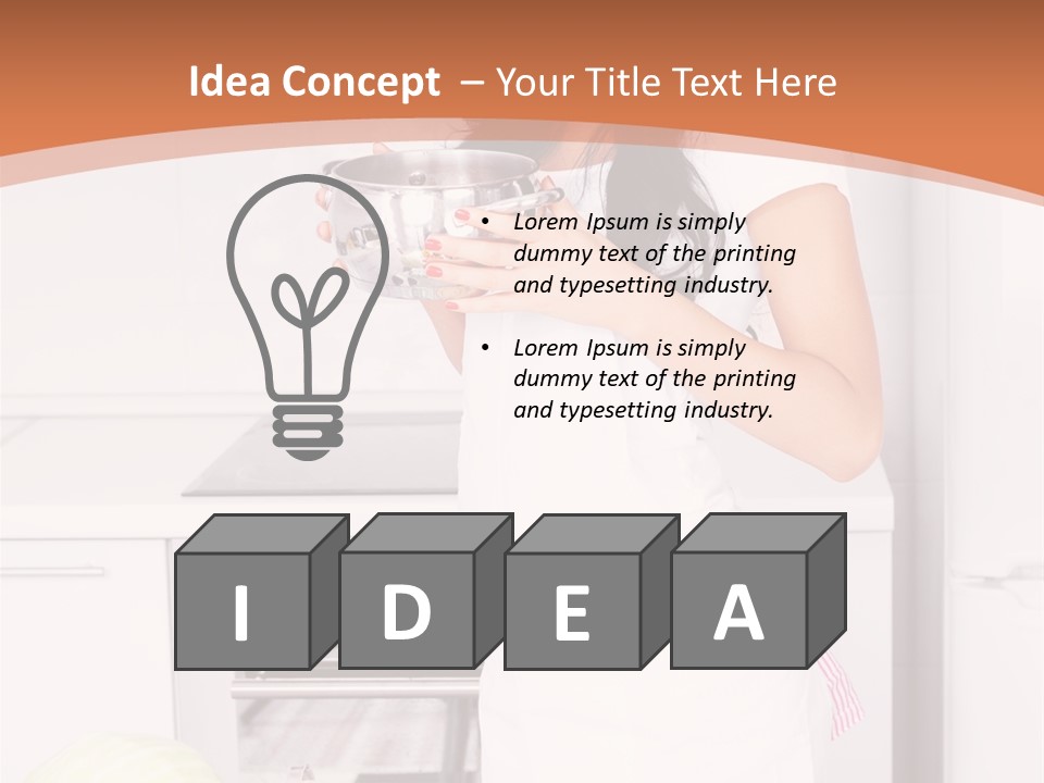 Cap Person Style PowerPoint Template