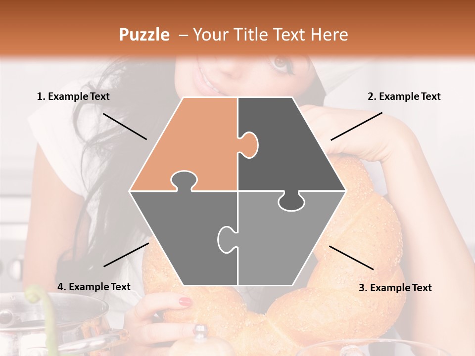 Meal Healthy Brunette PowerPoint Template