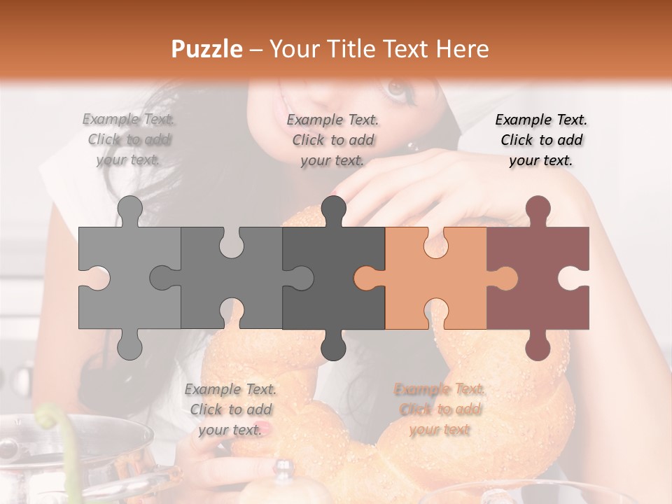 Meal Healthy Brunette PowerPoint Template