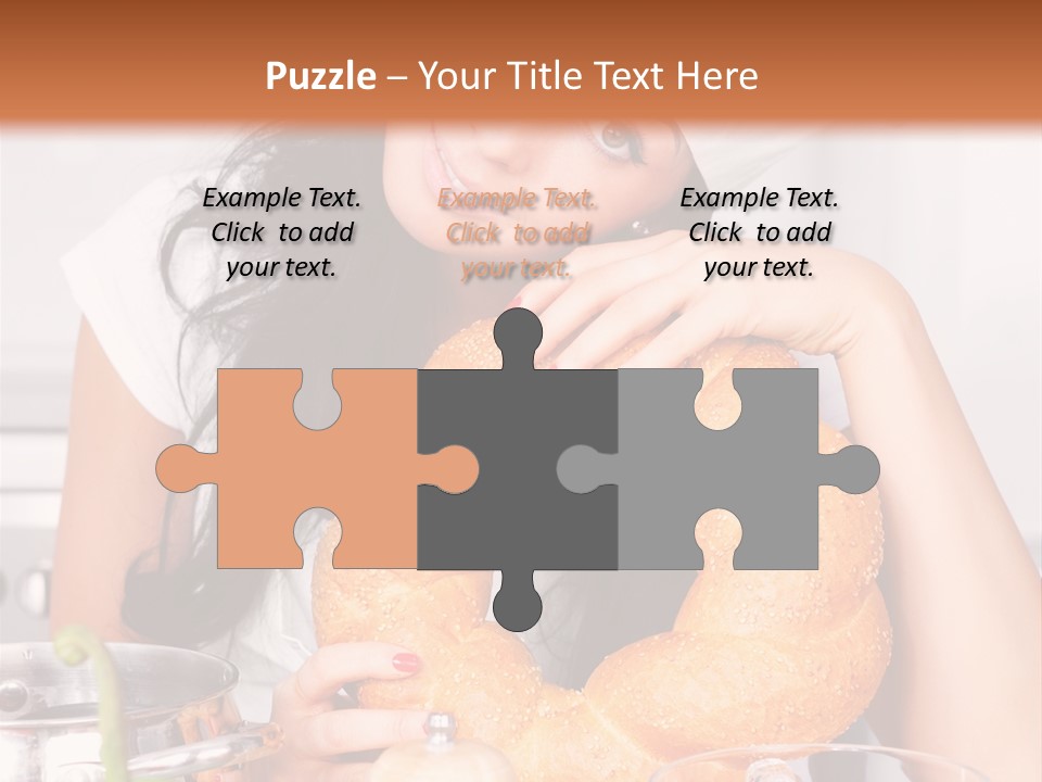 Meal Healthy Brunette PowerPoint Template