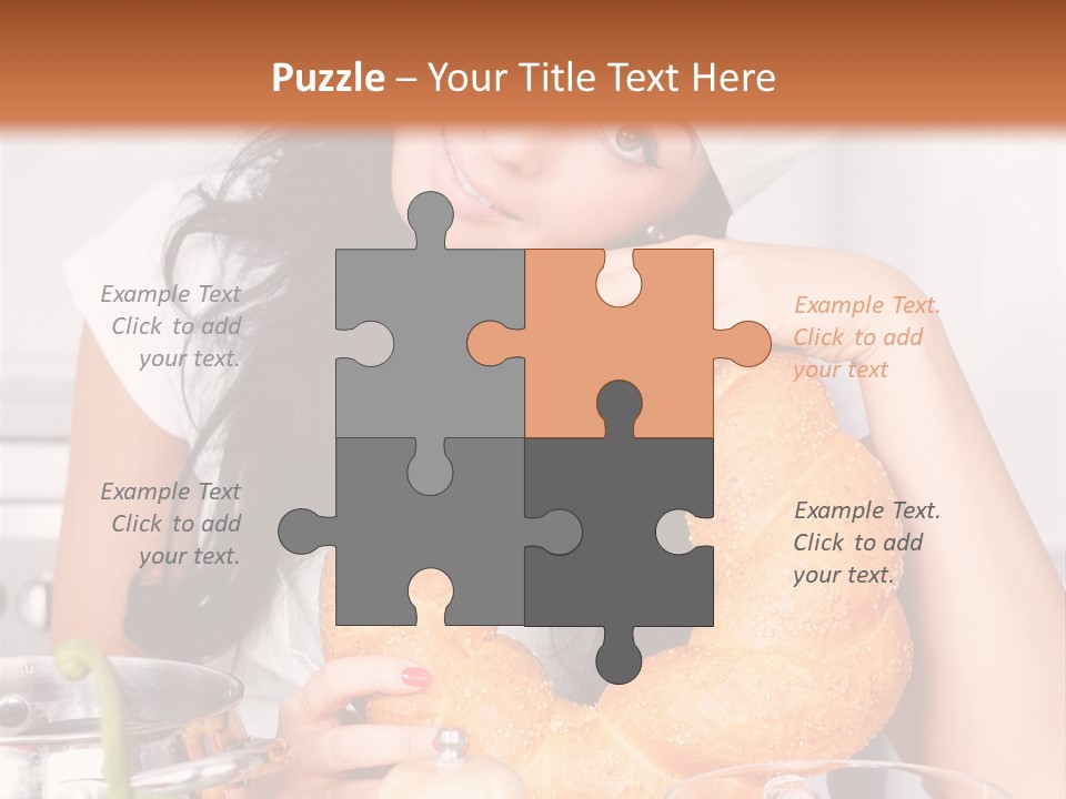 Meal Healthy Brunette PowerPoint Template